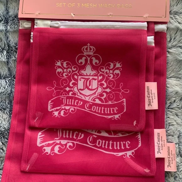 Juicy couture 3 Mesh Wash Bags - Picture 3 of 7